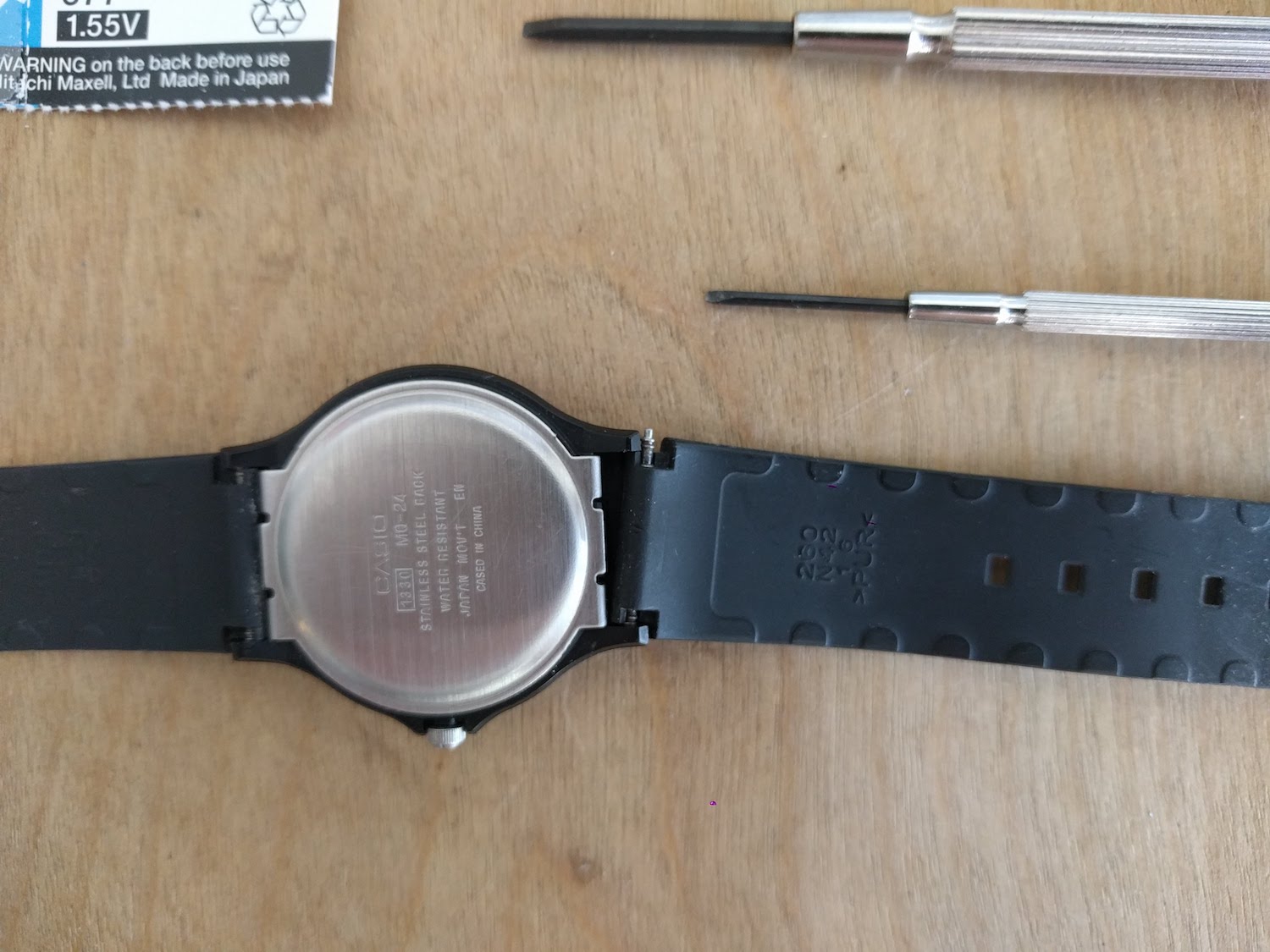 Casio series watch battery replacement Jeff Werner