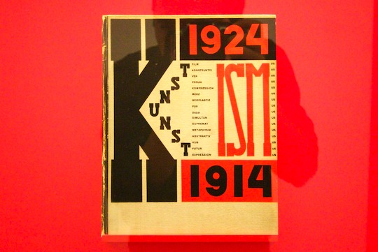 Book cover by Lissitzky