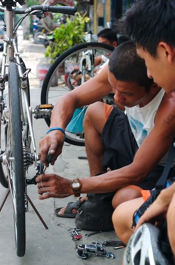 The bike mechanic