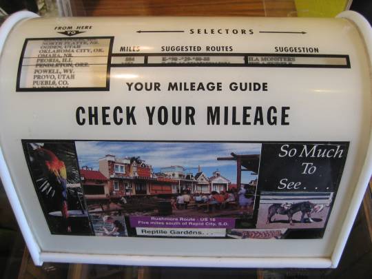 Check your mileage device