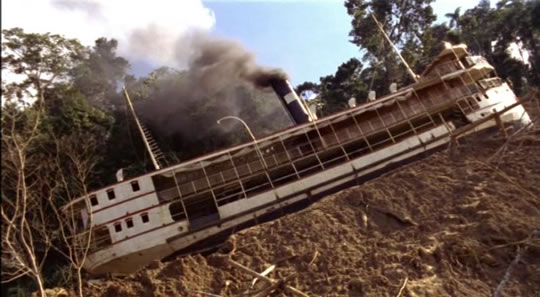 Film still from Fitzcarraldo