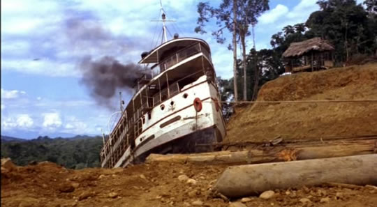 Film still from Fitzcarraldo