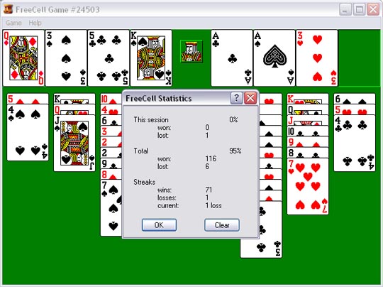 Game Cheats for FreeCell in Windows 7 - dummies