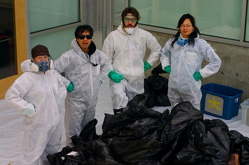 Garbage Day - Crew Pose